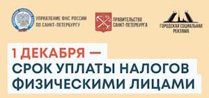 Управление ФНС России по Санкт-Петербургу напоминает. Срок уплаты имущественных налогов - не позднее 1 декабря 2025 года.
